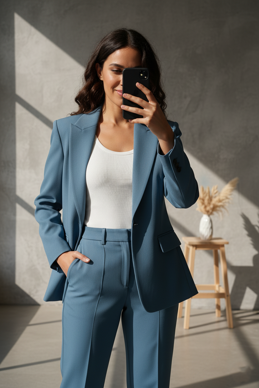 Carmela | Ponadczasowy Casualowy Garnitur Damski