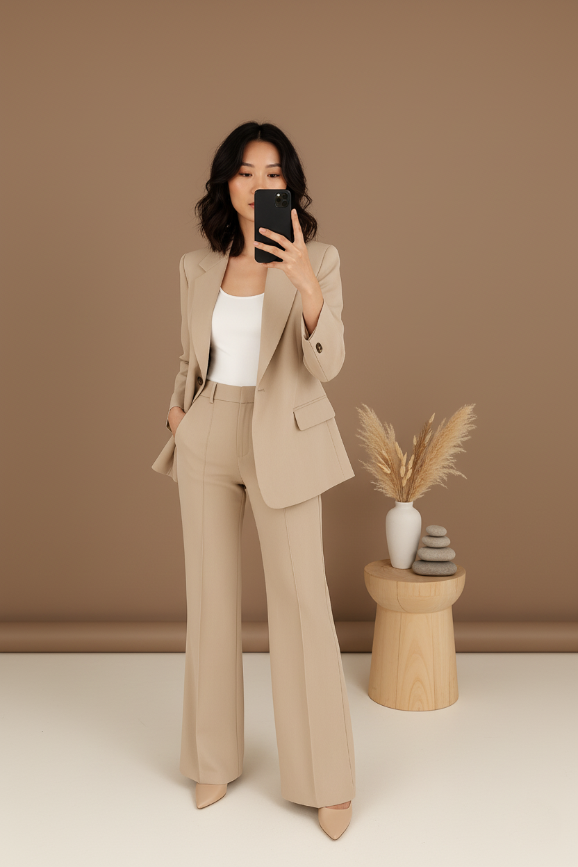 Carmela | Ponadczasowy Casualowy Garnitur Damski